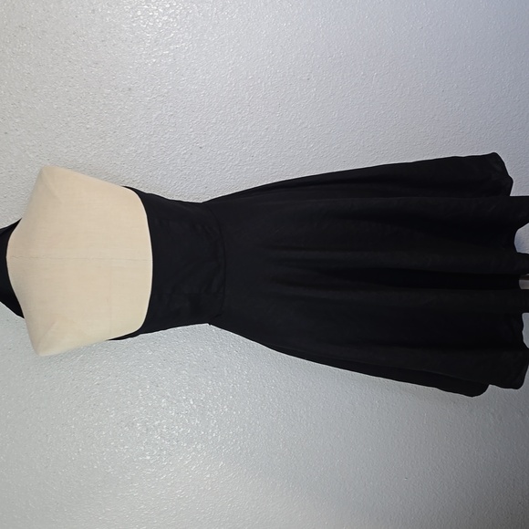 Ralph Laure Linen Black Halter Midi Dress - Picture 7 of 10